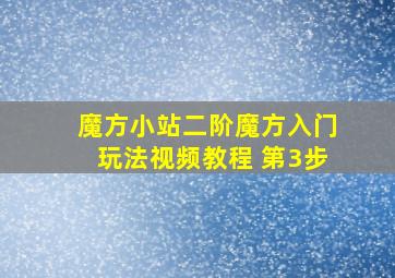 魔方小站二阶魔方入门玩法视频教程 第3步